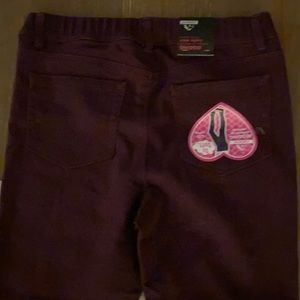 These are jordache girls pants really cute purple color